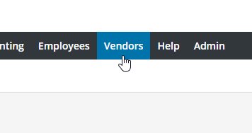 Vendors Tab