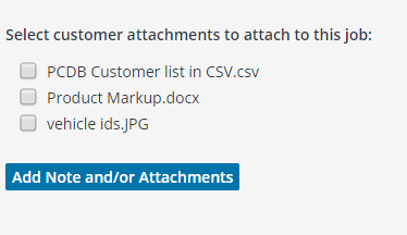 Select Attachments